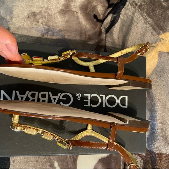 Authentic brand new Dolce & Gabbana Summer Sandals w box and papers 👡 - Picture 5 of 10